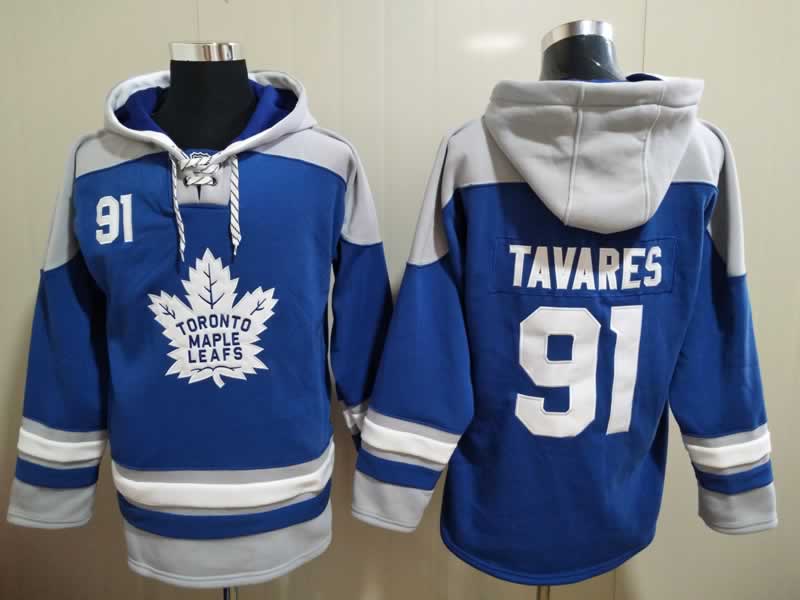 Maple leafs 91 John Tavares Blue All Stitched Pullover Hoodie,We sell and wholesale Maple leafs 91 John Tavares Blue All Stitched Pullover Hoodie on line form chian!